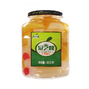 冠芝林860克什錦罐頭