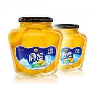 康發1200克黃桃罐頭