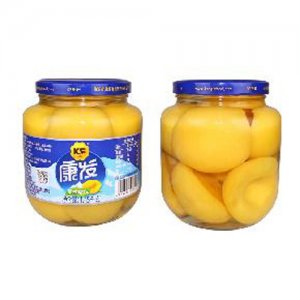 康發1500克黃桃罐頭