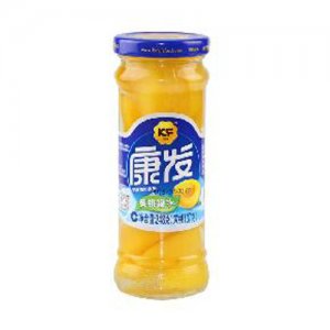 康發248克黃桃罐頭